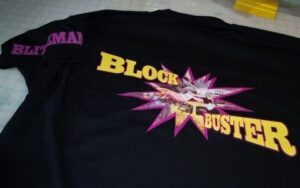 Blockbuster full colour print